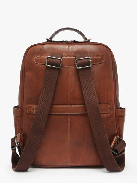 Business Rugzak Basilic pepper Bruin traveler BTRA10 ander zicht 5