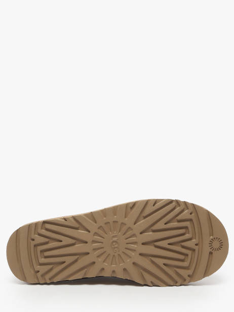 Pantoffels Uit Leder Ugg Beige accessoires 1173891 ander zicht 4