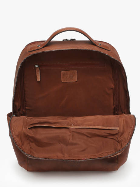Business Rugzak Basilic pepper Bruin traveler BTRA10 ander zicht 3