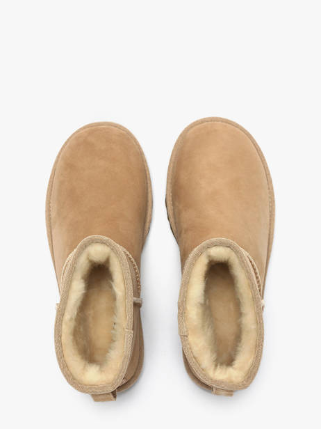 Classic Mini Ii Laarzen Uit Leder Ugg Beige women 1016222 ander zicht 4