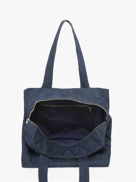 Schoudertas A4 Célestins Gerecycleerd Katoen Rivedroite Blauw timeless CELESTIM ander zicht 3