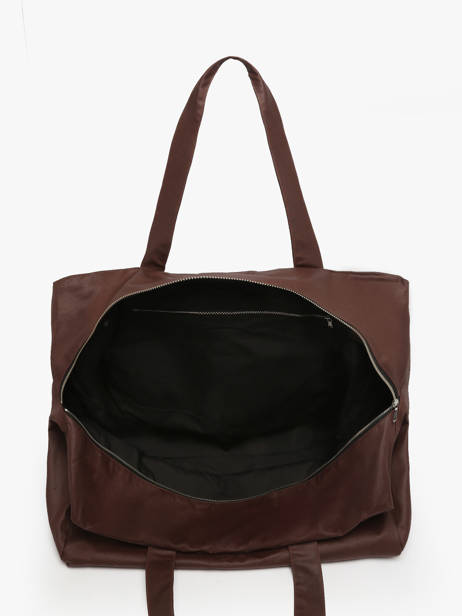 Weekendtas Elzevir Waxed Rivedroite Bruin waxed ELZEVWAX ander zicht 3