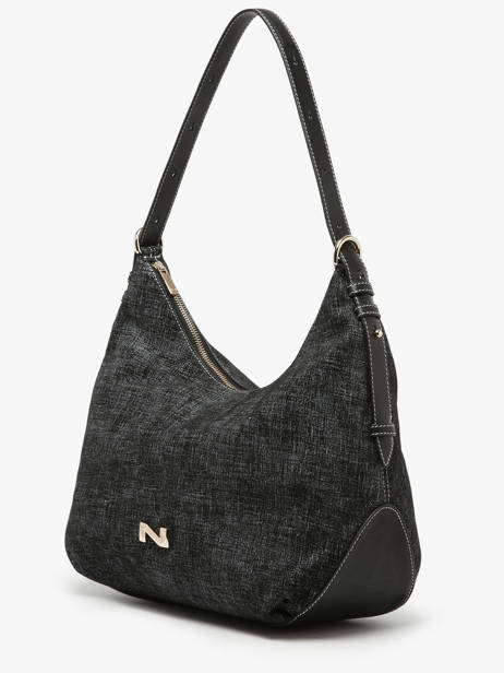 Schoudertas Carrie Tweed Nathan baume Zwart vogue TW ander zicht 2