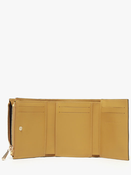Longchamp Epure timeless Portefeuille Geel