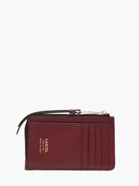 Kaarthouder Origami Leder Lancel Rood origami A13422 ander zicht 2