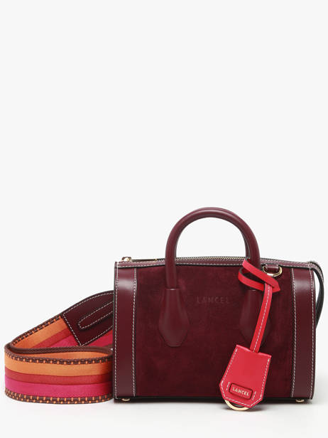 Mini Bowlingtas Bcbg Suède Leder Lancel Rood bcbg A13692