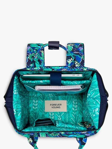 Rugzak Adventurer Medium Manaus Cabaia Blauw anniversaire 10ans - BAGM-10A ander zicht 4