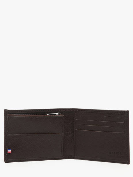 Portefeuille Madras Leder Etrier Bruin madras EMAD102 ander zicht 1