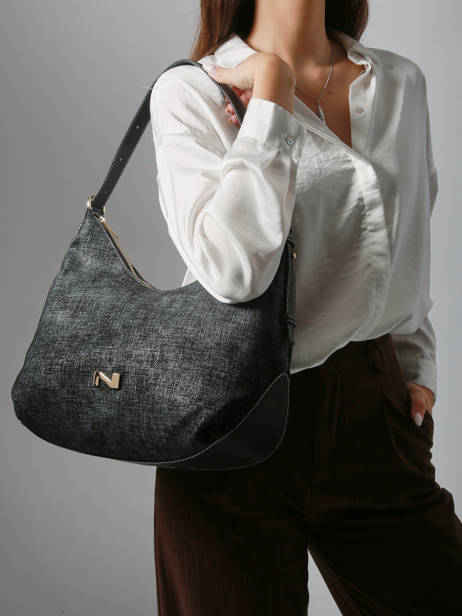 Schoudertas Carrie Tweed Nathan baume Zwart vogue TW ander zicht 1