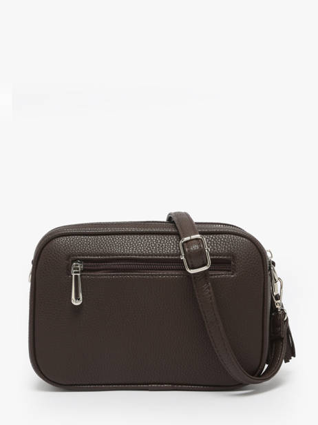 Cross Body Tas Grained Miniprix Bruin grained HOWARD ander zicht 2