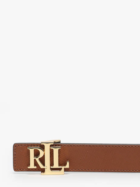 Omkeerbare Damesriem M 30 Saffiano Leer Lauren ralph lauren Bruin elmswood 12974558 ander zicht 1