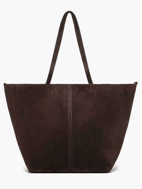Schoudertas Cabas Leder Vanessa bruno Bruin cabas 29V40873
