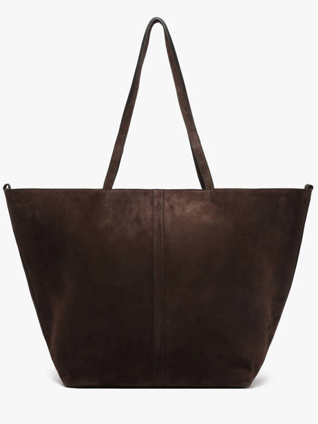 Schoudertas Cabas Leder Vanessa bruno Bruin cabas 29V40873 ander zicht 4