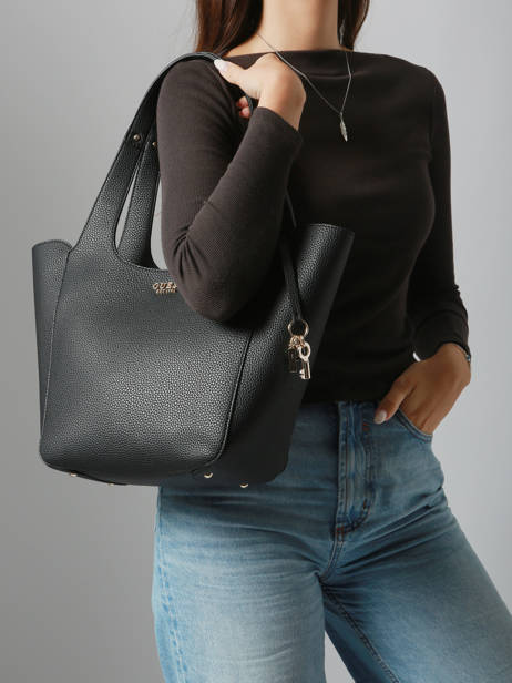 Schoudertas Calista Guess Zwart calista BG733422 ander zicht 1