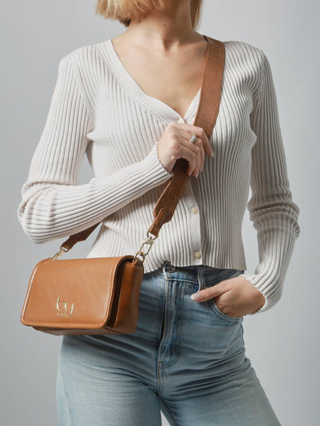Cross Body Tas Jane By byblos Bruin jane BS51B03 ander zicht 1