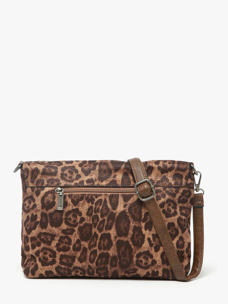 Cross Body Tas Leopard Miniprix Bruin leopard L ander zicht 3