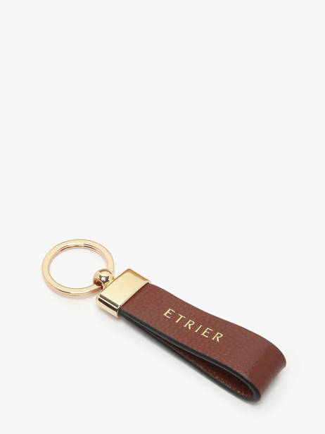Sleutelhanger Tradition Leder Etrier Bruin tradition ETRA403M ander zicht 1