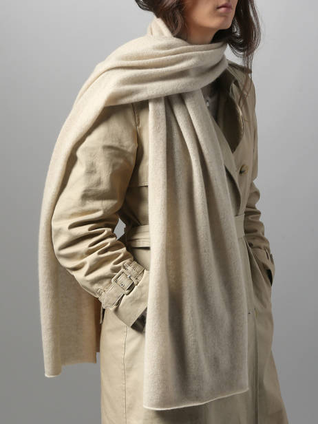 Sjaal Cachemire Vercors Etrier Beige vercors EVER427U ander zicht 1