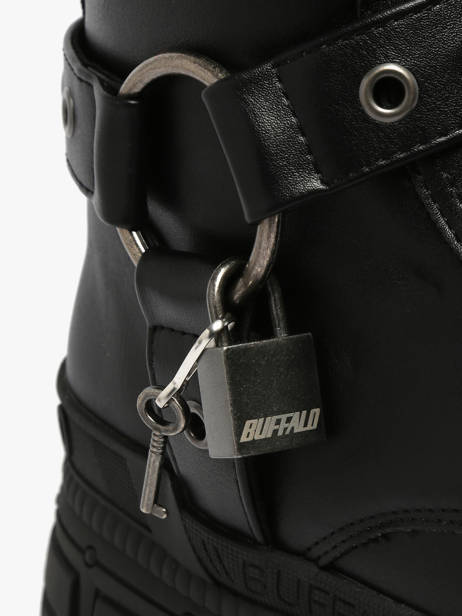 Laarzen Met Hak Buffalo Zwart women 1270131 ander zicht 3