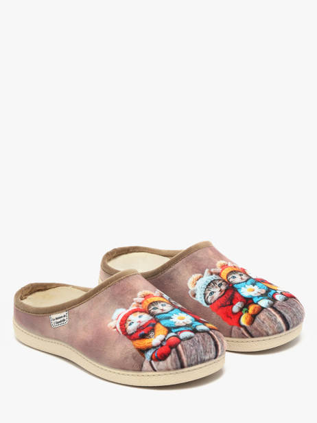 Pantoffels La maison de l'espadrille Beige women 8 ander zicht 1