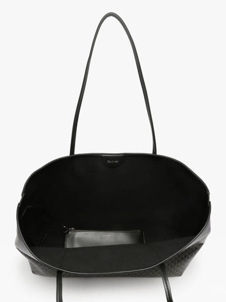 Schoudertas Coated Emblem Gerecycleerd Polyester Calvin klein jeans Zwart coated emblem 4F3266G ander zicht 3