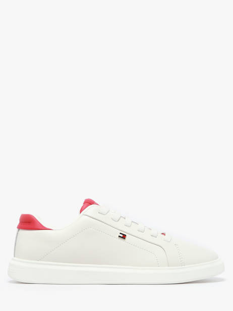 Sneakers Uit Leder Tommy hilfiger Wit women 89480GI