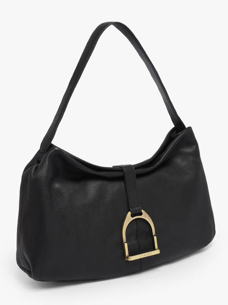 Schoudertas Etalon Leder Etrier Zwart etalon EETA197M ander zicht 2