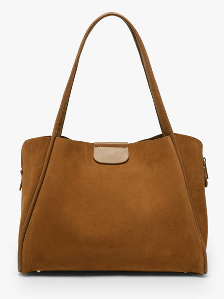 Schoudertas Suede Ida Leder Lancaster Bruin suede ida 102 ander zicht 3