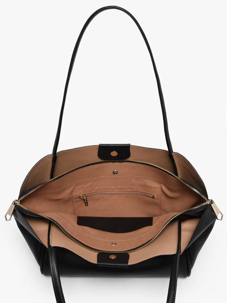 Schoudertas Ida Double Leder Lancaster Zwart ida double 86 ander zicht 2