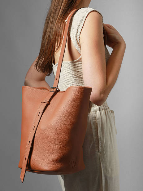 Schoudertas Rugzak M Cavalier Leder Etrier Bruin cavalier ECLR126M ander zicht 2