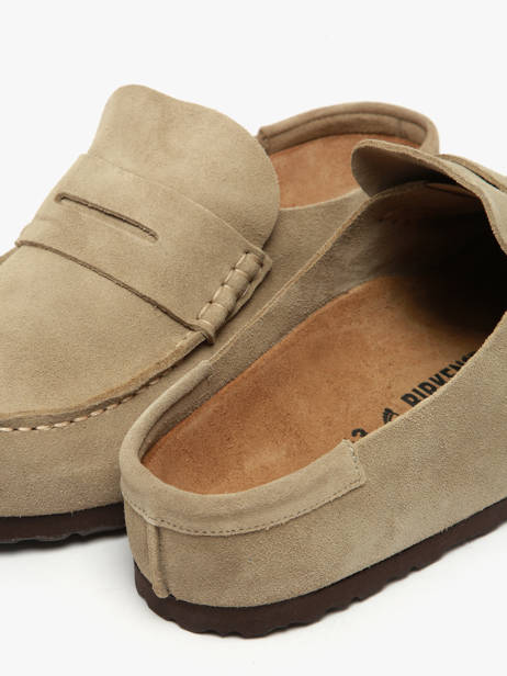Mocassins Uit Leder Birkenstock Bruin men 1029675 ander zicht 2