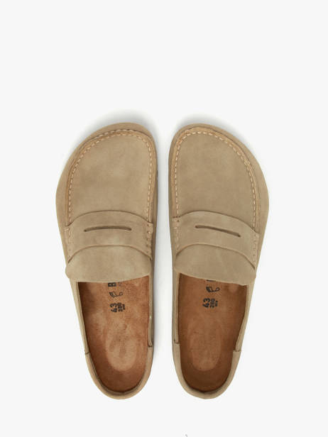 Mocassins Uit Leder Birkenstock Bruin men 1029675 ander zicht 3