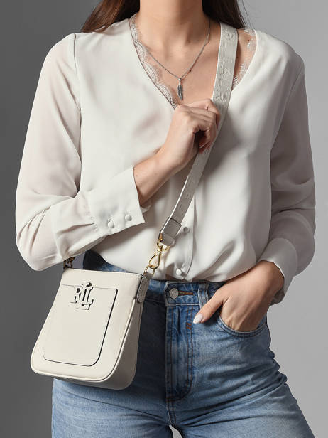 Cross Body Tas Mini Cameryn Leder Lauren ralph lauren Wit cameryn 31982184 ander zicht 1