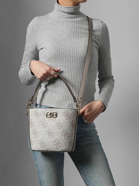 Cross Body Tas Karnilla Logo Guess Beige karnilla logo OS990101 ander zicht 1