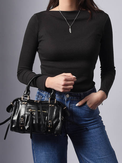 Handtas Victoire Miniprix Zwart victoire B ander zicht 1