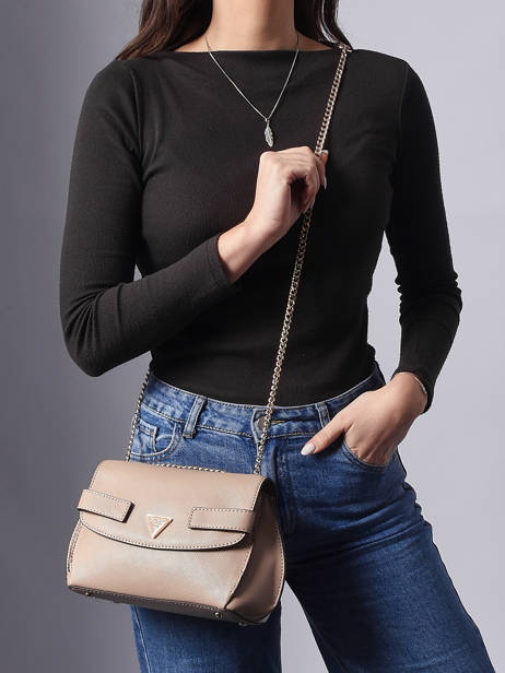 Cross Body Tas Serenova Polyurethaan Guess Beige serenova ZG809121 ander zicht 1