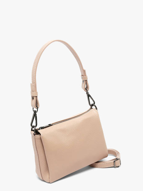 Cross Body Tas Caviar Leder Milano Beige caviar CA25065 ander zicht 2