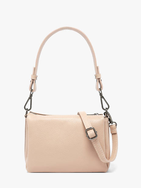 Cross Body Tas Caviar Leder Milano Beige caviar CA25065 ander zicht 4