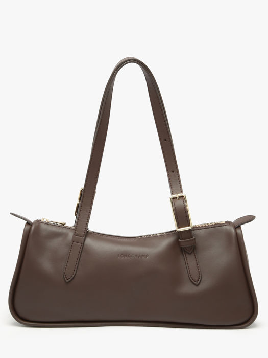 Longchamp Looong Schoudertas Bruin