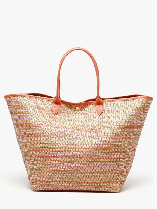 Longchamp Le panier pliage rainbow Schoudertas Wit