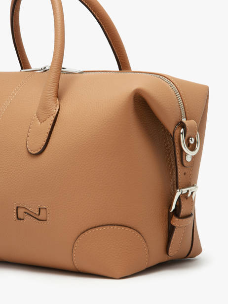 Handtas Senna Leder Nathan baume Bruin drive 2 ander zicht 3