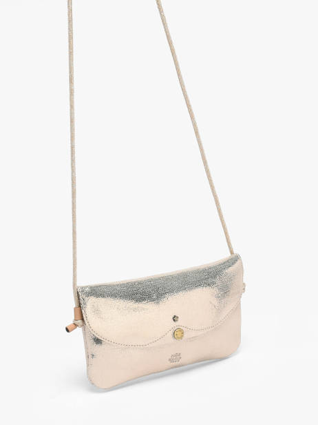 Cross Body Tas Vintage Leder Mila louise Wit vintage 3756RX ander zicht 2