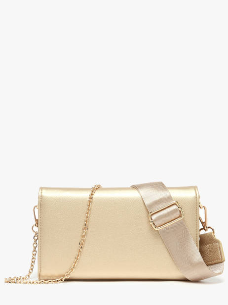 Clutch Miniprix Goud saffiano F5017 ander zicht 3