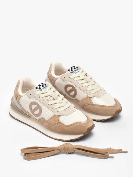 Sneakers Uit Leder No name Beige women IPME0404 ander zicht 1