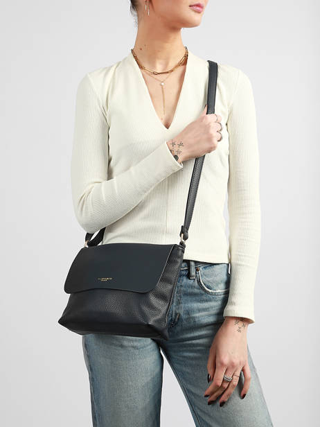 Cross Body Tas Grained Miniprix Blauw grained F7557OR ander zicht 1