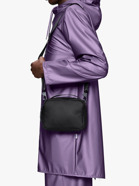 Herenpocket Rains Zwart city 14100 ander zicht 1