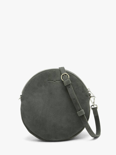 Cross Body Tas Dorine Suède Leder Nathan baume Groen nathan I-FINE1 ander zicht 5