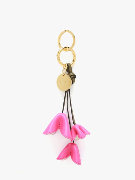 Bag Charm Tutti Fleuri Leder Lancel Roze charms A14117