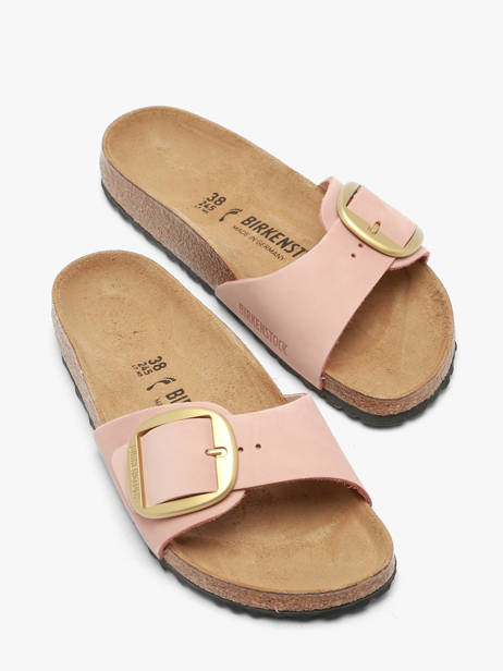 Slippers Uit Leder Birkenstock Roze women 1027056 ander zicht 1