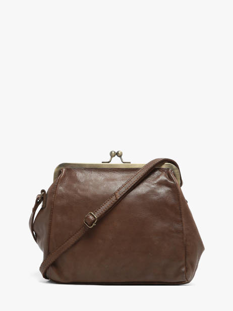 Cross Body Tas Heritage Leder Biba Bruin heritage KA21 ander zicht 3
